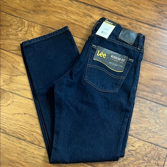 Lee Men's Regular Fit Jeans - Dark Blue - Picture 1 of 6